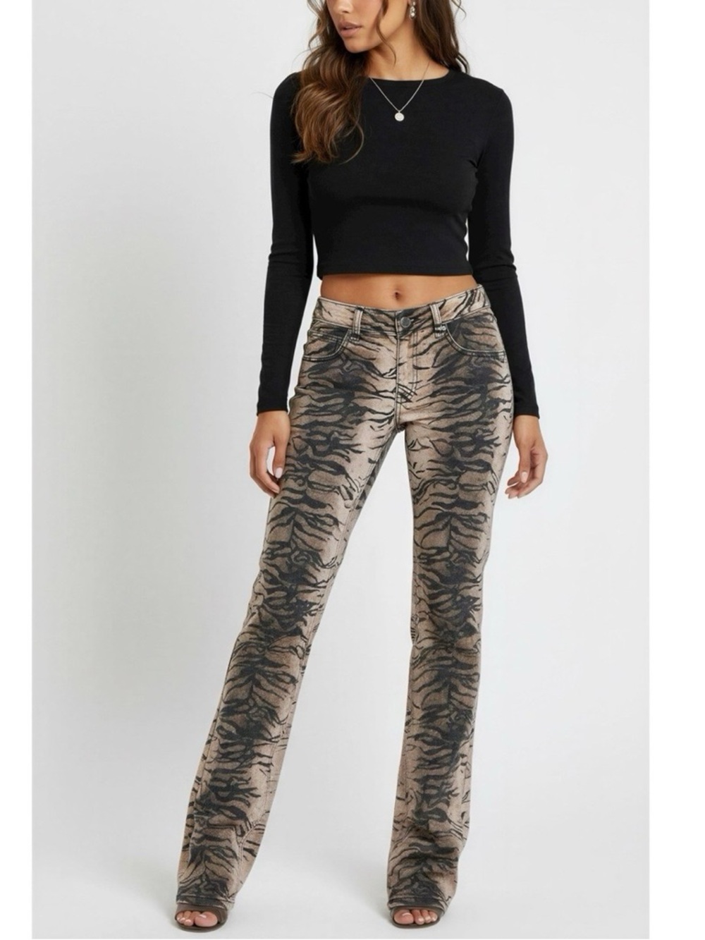 JADED LONDON Leona Cooper Bootcut Jeans, Tiger, 32”